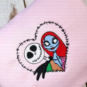 Vintage Embroidered Sweatshirt Inspired Sally And Jack