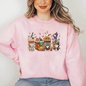 Fall Coffee Snoopy Halloween Thanksgiving Sweatshirt