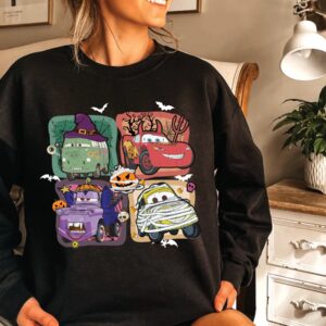 Disney Sweatshirt Pixar Cars Halloween 2024