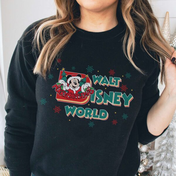 Vintage Disney Sweatshirt Merry Christmas Walt World