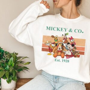 Mickey Mouse Thanksgiving Shirt Vintage Co Est 1928