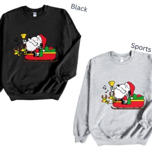 Vintage Santa Snoopy Christmas Sweatshirt