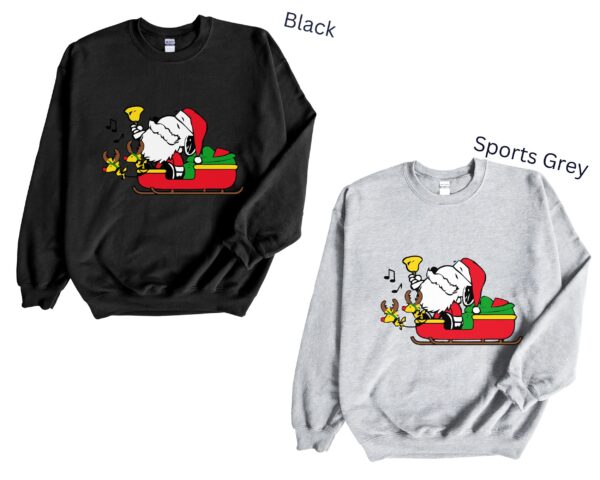 Vintage Santa Snoopy Christmas Sweatshirt