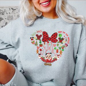 Vintage Disney Sweatshirt Mickey Merry Christmas Christmas