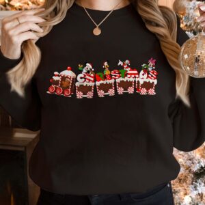 Disney Sweatshirt Christmas Train for Mickey and Friends