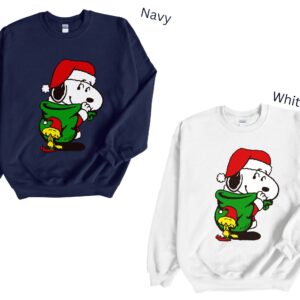 Gifts from Santa Snoopy Christmas Hoodie Sweatshirt Tee