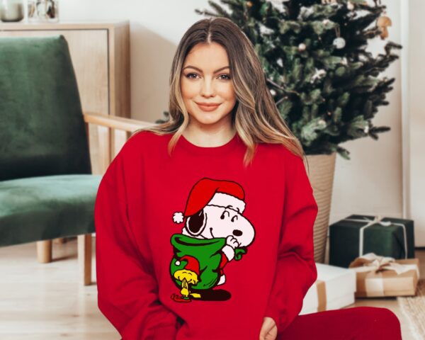 Gifts From Santa Snoopy Christmas Hoodie Sweatshirt Tee