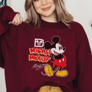 Vintage Mickey Mouse Sweatshirt Christmas Gift