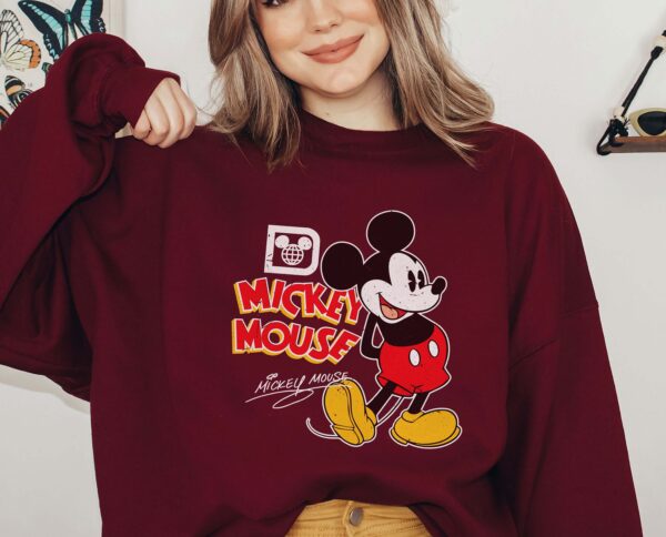 Vintage Mickey Mouse Sweatshirt Christmas Gift