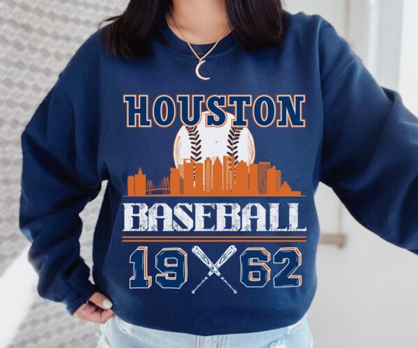 Vintage Styled Houston Astros Baseball Sweatshirt