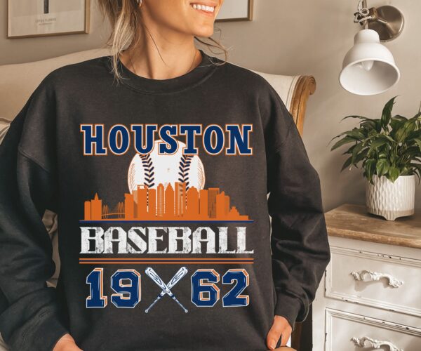 Vintage Styled Houston Astros Baseball Sweatshirt