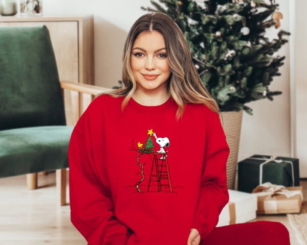 Let’s Decor Tree Christmas With Snoopy Sweatshirt