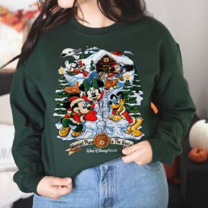 Vintage Christmas Mickey And Friends Sweatshirt