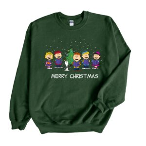 Merry Christmas Together Friends & Charlie Brown Sweatshirt