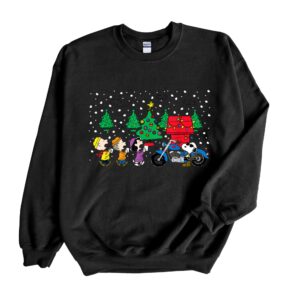 Travelling by Motobike with Charlie Brown Christmas Sweatshirt