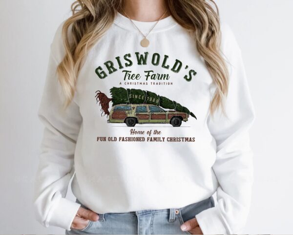 Griswold’s Tree Farm Family Christmas Sweatshirt Hoodie Tee