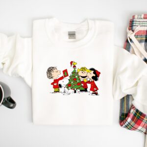 Decor Tree Christmas Friends Snoopy & Charlie Brown Christmas Sweatshirt