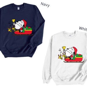 Vintage Santa Snoopy Christmas Sweatshirt