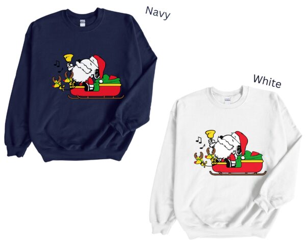 Vintage Santa Snoopy Christmas Sweatshirt