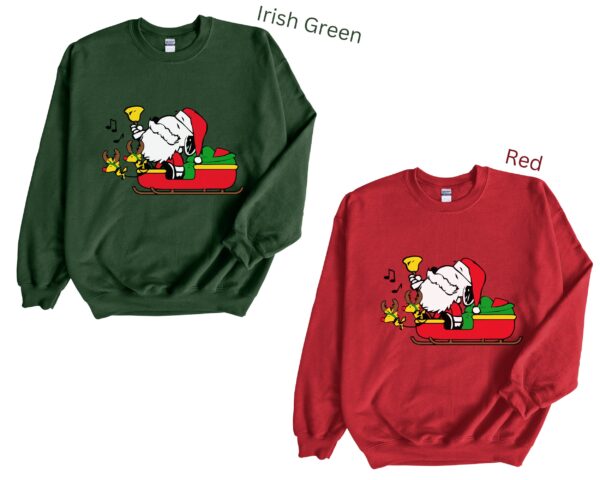 Vintage Santa Snoopy Christmas Sweatshirt