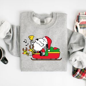 Vintage Santa Snoopy Christmas Sweatshirt