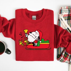 Vintage Santa Snoopy Christmas Sweatshirt