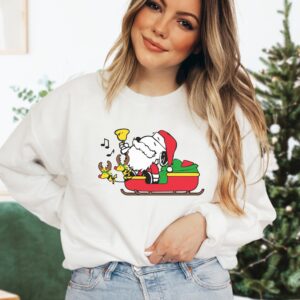 Vintage Santa Snoopy Christmas Sweatshirt