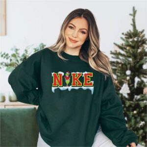 Vintage Snow Melting Grinch Christmas Sweatshirt