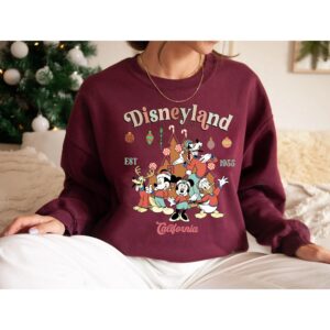 Disneyland Christmas Est 1995 California Sweatshirt