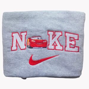 Premium Embroidered Cars Lightning Mcqueen Matching Nike Sweatshirt