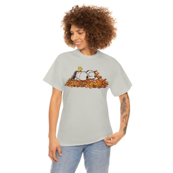 Cute Snoopy Sleeping Peanuts Halloween Thanksgiving Shirt