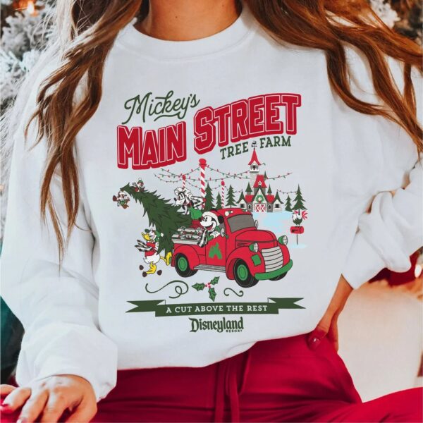 Vintage Mickey’s Main Street Tree Farm Disneyland Sweatshirt