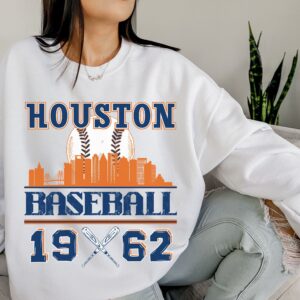 Vintage Styled Houston Astros Baseball Sweatshirt