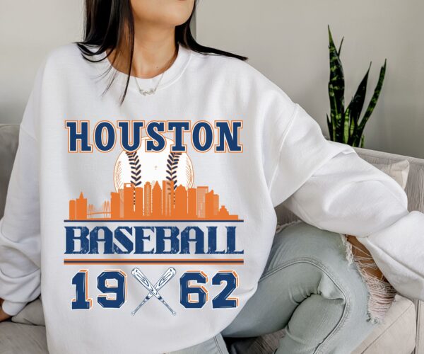 Vintage Styled Houston Astros Baseball Sweatshirt