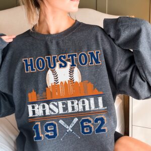 Vintage Styled Houston Astros Baseball Sweatshirt