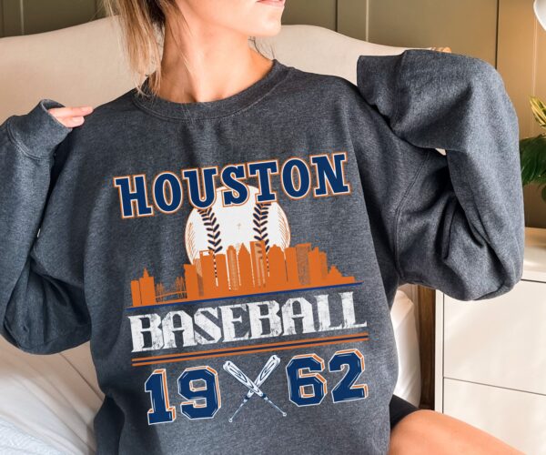 Vintage Styled Houston Astros Baseball Sweatshirt