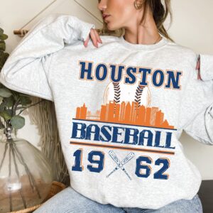 Vintage Styled Houston Astros Baseball Sweatshirt