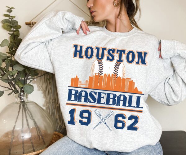 Vintage Styled Houston Astros Baseball Sweatshirt