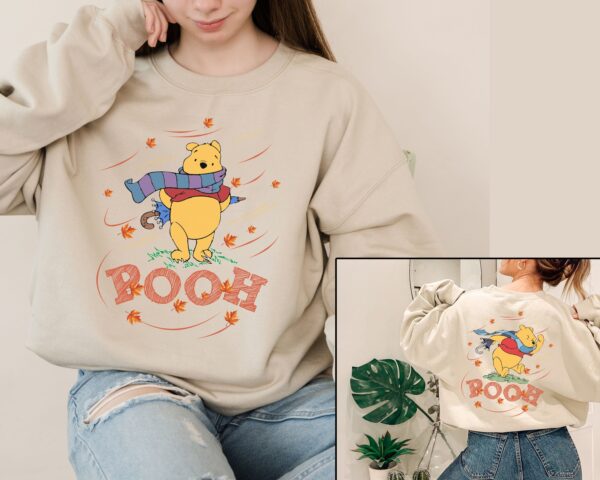 Winnie The Pooh Windy Fall Day Sweatshirt