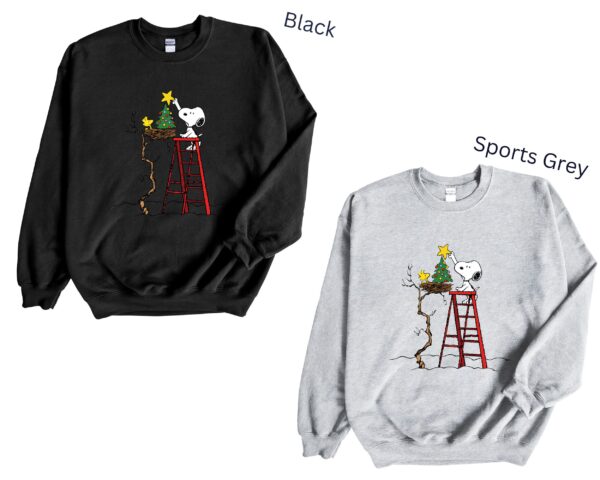 Let’s Decor Tree Christmas With Snoopy Sweatshirt