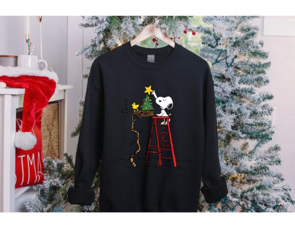 Let’s Decor Tree Christmas With Snoopy Sweatshirt