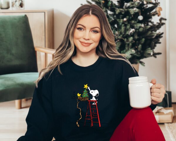 Let’s Decor Tree Christmas With Snoopy Sweatshirt