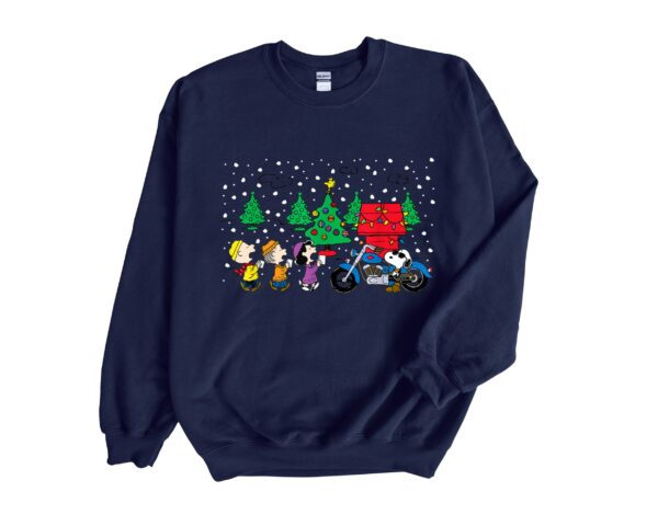 Traveling By Motobike With Charlie Brown Christmas Sweatshirt