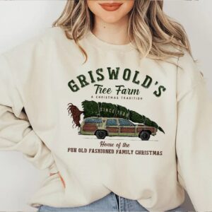 Griswold's Tree Farm Family Christmas Sweatshirt Hoodie Tee