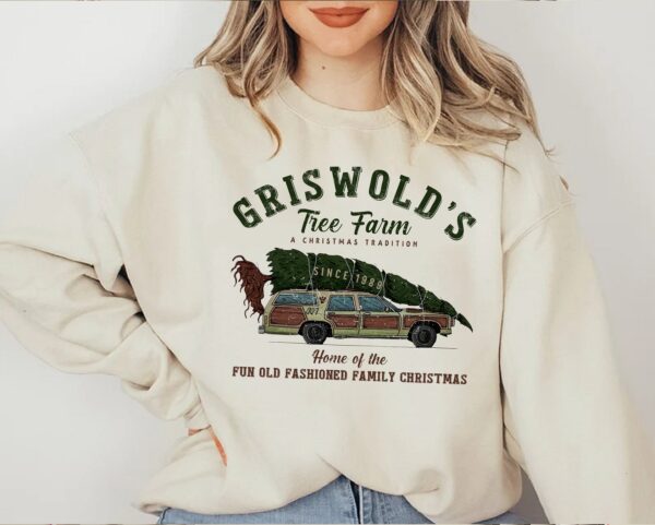 Griswold’s Tree Farm Family Christmas Sweatshirt Hoodie Tee