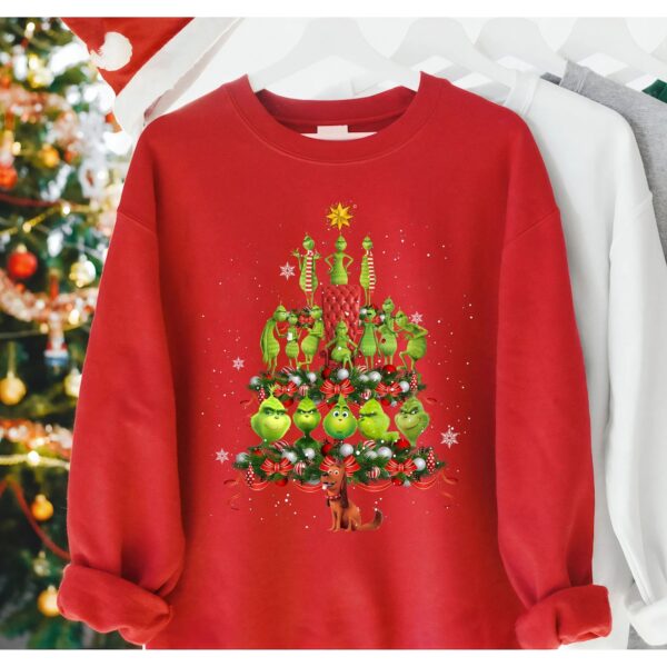 Happy Holiday Grinch Christmas Tree Sweatshirt