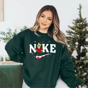 Vintage Nike Matching Funny Grinch Christmas Sweatshirt