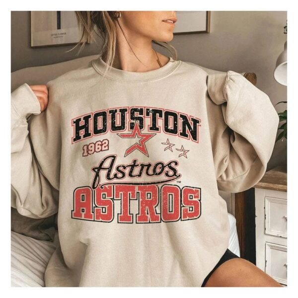 Vintage Houston Astro Baseball Crewneck Sweatshirt