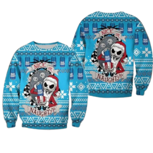 Jack Skellington Bud Light Ugly Christmas Sweater