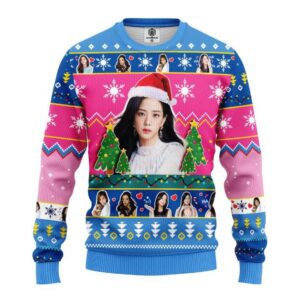 Jisoo Black Pink Merry Xmas Ugly Christmas Sweater